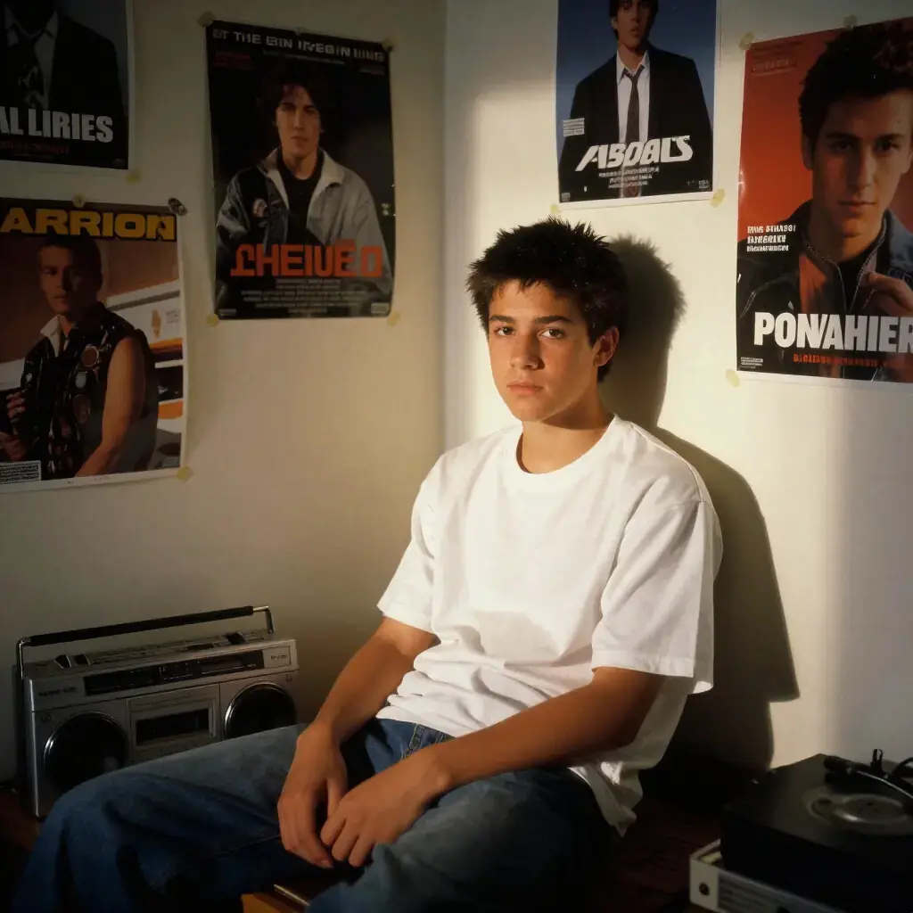 Подросток в комнате с постерами — момент взросления