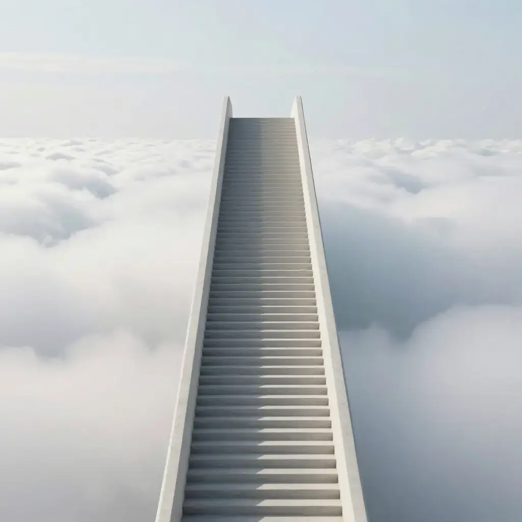 Лестница в облака — минимализм и символ пути