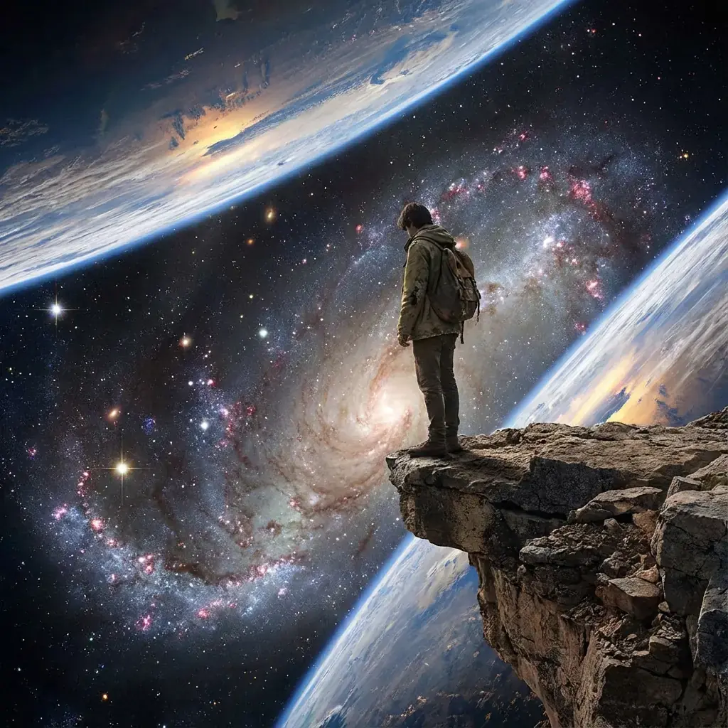 Путешественник на краю вселенной — космическая фантастика